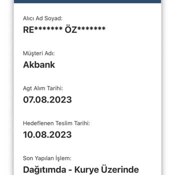 AGT Kurye 2 Haftadır Dağıtımda Gözüken Kargomu Teslim Etmiyor