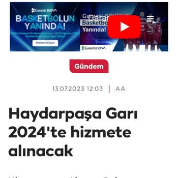 TCDD Haydarpaşa Garının Hizmete Bir Türlü Açılmaması