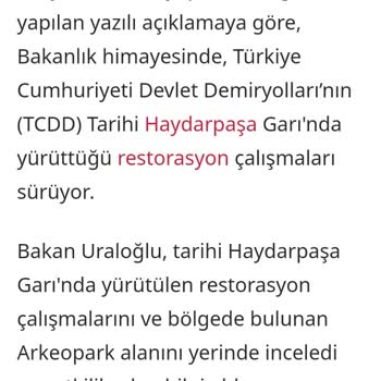 TCDD Haydarpaşa Garının Hizmete Bir Türlü Açılmaması