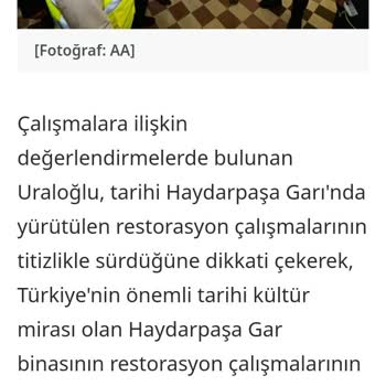 TCDD Haydarpaşa Garının Hizmete Bir Türlü Açılmaması