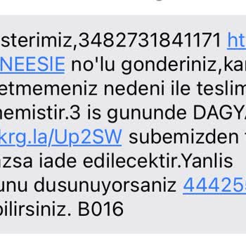 Aras Kargo Evde Olduğumuz Halde Teslim Edilemedi Dedi