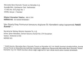 Mercedes Almak Pişmanlıktır.