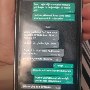 Selin Shoes Ürünü İade Etmiyorlar