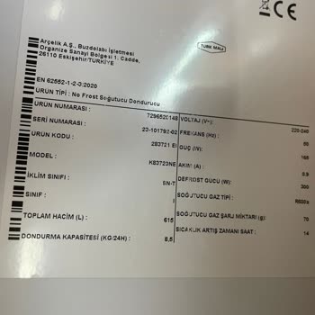 Arçelik Buzdolabı Boya Hatası