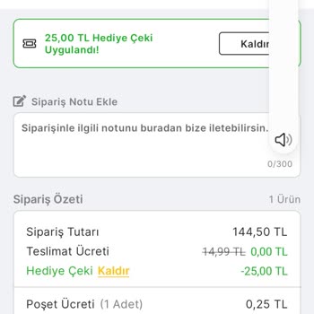 Migros Hediye Çeki Kullanılamaması