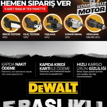 Trendyol Dewalt 5 Başlı Matkap