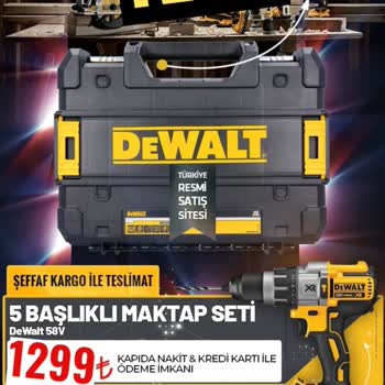 Trendyol Dewalt 5 Başlı Matkap