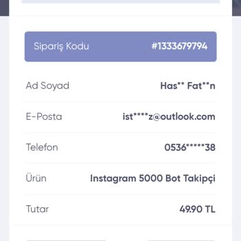 Bitakipcisatinal.com Takipçi Gönderimi Yapılmadı