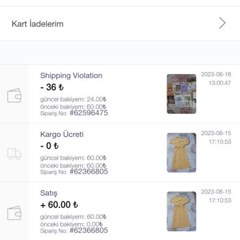 Shipping Violation Gardrops Kesinti Mağduriyet