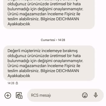 Deichmann Kalitesizlik Ve Yanıltıcı Bilgilendirme