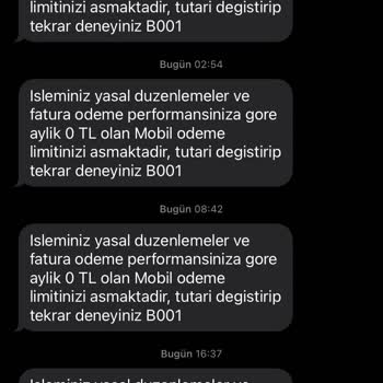 Türk Telekom Mobil Ödeme Limiti