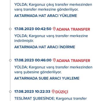 Aras Kargo Şube Dağıtım Yapmadan İade Gönderme Peşinde
