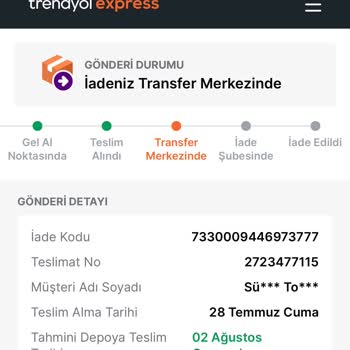Trendyol Ücret İadesinin Yapılmaması