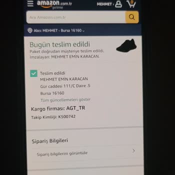 AGT Kurye (aynigunteslim.com) Telim Edilmeyen Ürün.
