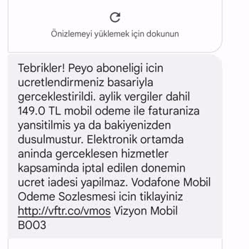 Vodafone Haksız Oyun Abonelik Ücreti İptali