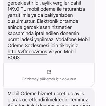 Vodafone Haksız Oyun Abonelik Ücreti İptali
