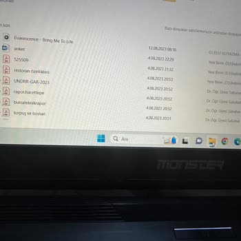 Monster Teknik Servis Ürünüme Virüs Bulaştırmış
