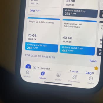 Turkcell'den Hizmet Yerine Tavsiye Almak?
