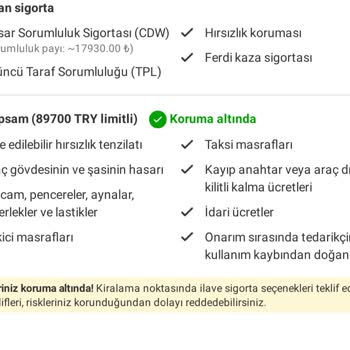 Eva Rent A Car İki Defa Kasko Ödemesi