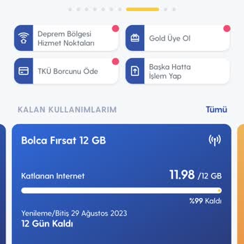 Turkcell Yaptığım Paketi Kullanamıyorum