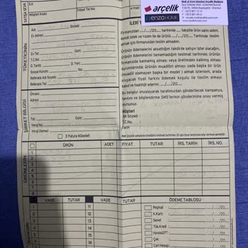 Beyaz Eşya Arçelik Teslimat Gecikmesi