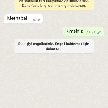 WhatsApp Güvensizlik Ve Tehdit Rahatsız Edici