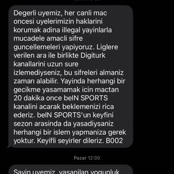 Digiturk Kurulum Yapılmadı!