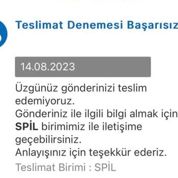 MNG Kargo Teslim Edilemeyen Kargo!