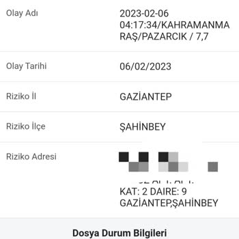 DASK Sigortası Ve Çevre Şehircilik Hakkında Mağduriyet