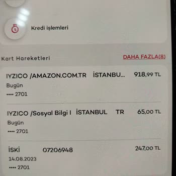 Amazon.com Dan Bilgim Dışında Kredi Kartımdan Para Çekilmesi