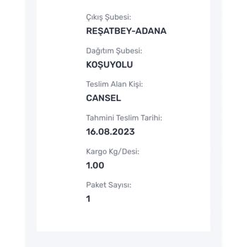 Aras Kargo Teslim Alındı Denilen Kargo Ortada Yok 3. Şikayetim
