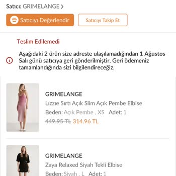 Trendyol 1.5 Aydır İade Sağlamıyor