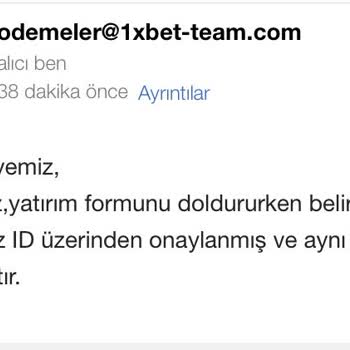 1xbet Hesabıma Yatırım Yaptım Yatırımımı Hesabıma Geçirmediler