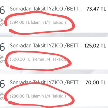 Betterme İptale Karşı Geri Ödeme Olmaması!
