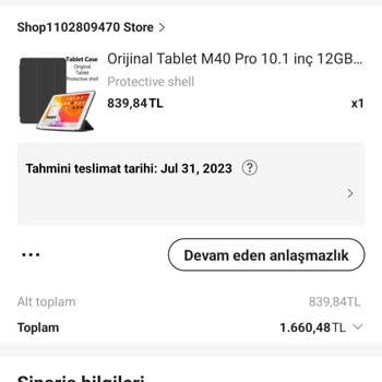 Aliexpress Yanlış Ürün Ve İade Edememek