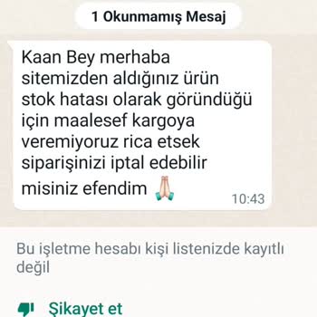 N11 Doğuş PLANET'İN Ürün Temini Sağlamaması