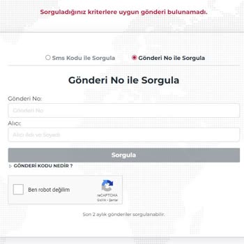 Horoz Lojistikte Kargo Takibi Yapamıyorum!