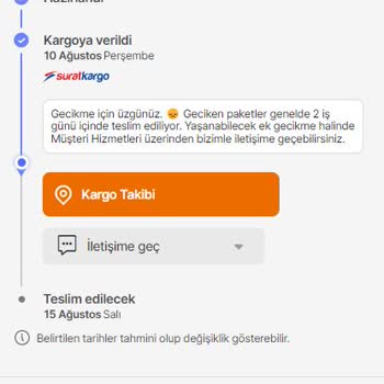 Sürat Kargo Teslim Edilemeyen Kargo