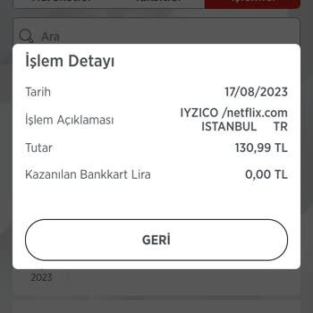 Netflix İznim Olmadan Para Çekilmiş Hesabımdan