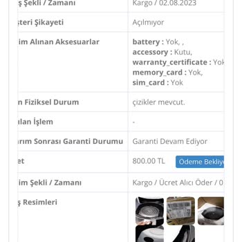 Delta Servis Garantili Ürüne Ücret İstiyor Kargoyu Alıcıya Ödetiyor