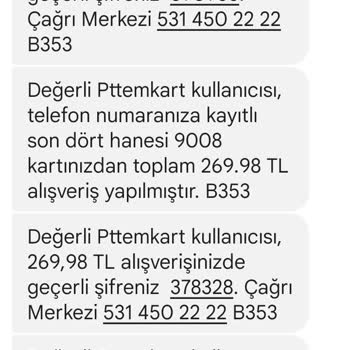 Pttem Kartımdan Çekilen Tutar İade Edilmedi.