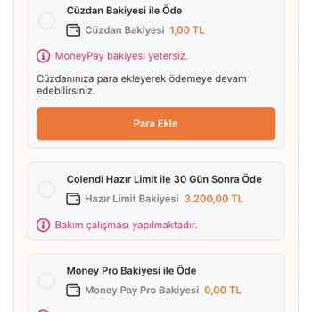 Colendi Hazır Limit Kullanımı