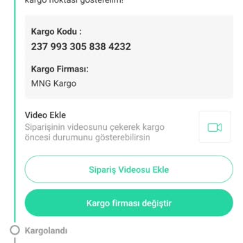 MNG Kargo Ve Dolap Uygulamasının Fiyatta Anlaşamaması