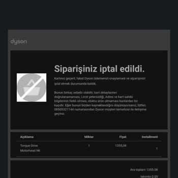 Dyson Satın Almak Pişmanlıktır.