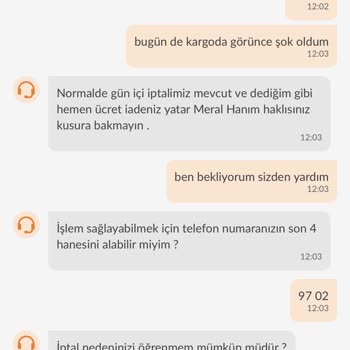 Trendyol İptal Seçenek Yapmadılar