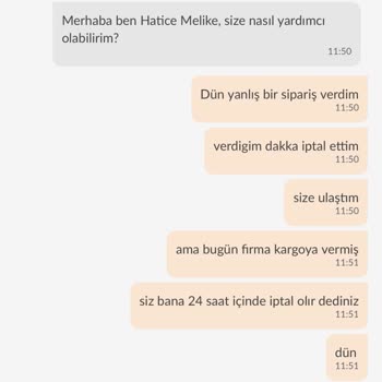 Trendyol İptal Seçenek Yapmadılar