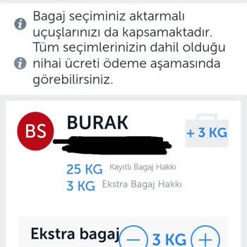 THY Ekstra Bagaj Mil Mağduriyeti