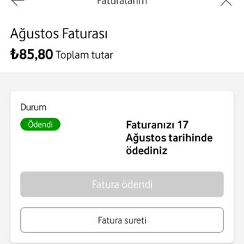 Vodafone Hattımın Kullanım Kısıtlaması Hala Kaldırılmadı.