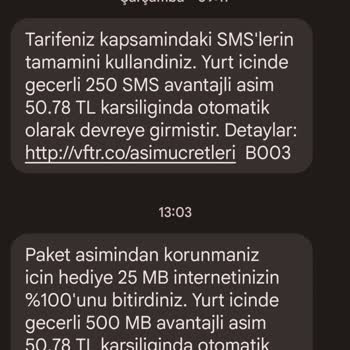Bir Ayda 2. Kez Aynı Sorunu Yaşıyorum Pişman Etme Vodafone