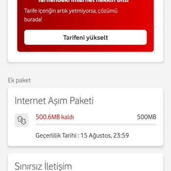 Bir Ayda 2. Kez Aynı Sorunu Yaşıyorum Pişman Etme Vodafone